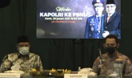 You are currently viewing Ketua Umum PBNU Menerima Kunjungan Kapolri Baru Jenderal Polisi Drs Listyo Sigit Prabowo