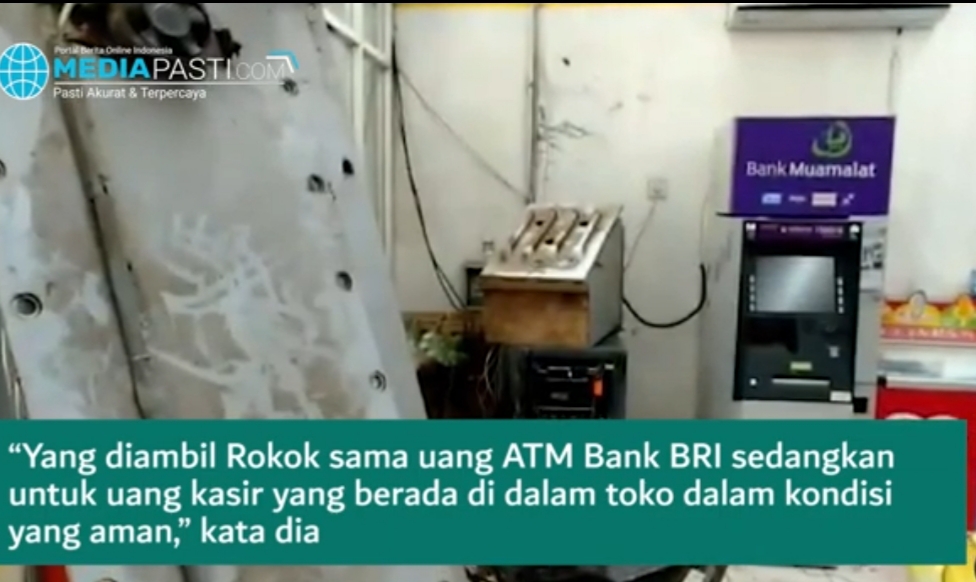 Read more about the article Aksi Pencuri Bobol ATM BRI Gunakan Mesin Las di Narogong Kota Bekasi