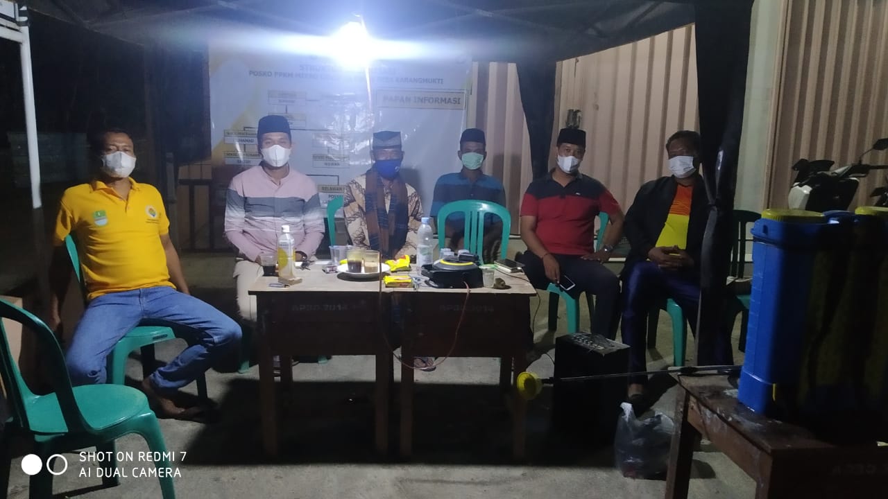 Read more about the article Desa Karangmukti Buat Posko PPKM Untuk Mencegah Virus Covid 19