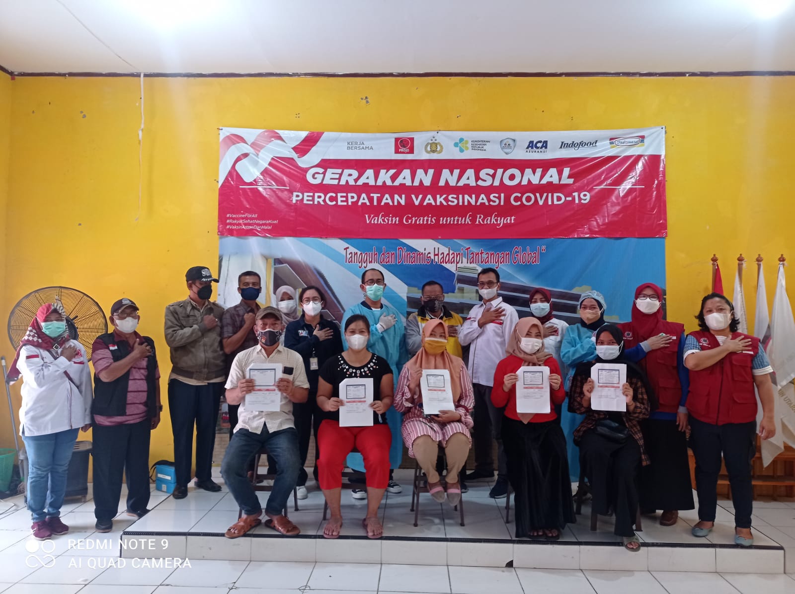 Read more about the article KADES KARANG SATRIA PANTAU GIAT VAKSINASI TAHAP DUA DPC PROJO KAB BEKASI