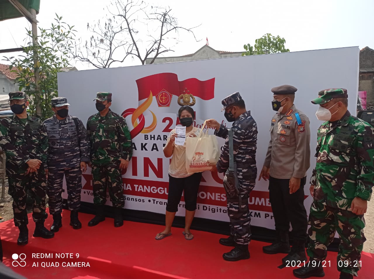 Read more about the article 25 Tahun Mengabdi Bharatasena AKABRI 1996 Gelar Giat Bagikan 150 Paket Sembako