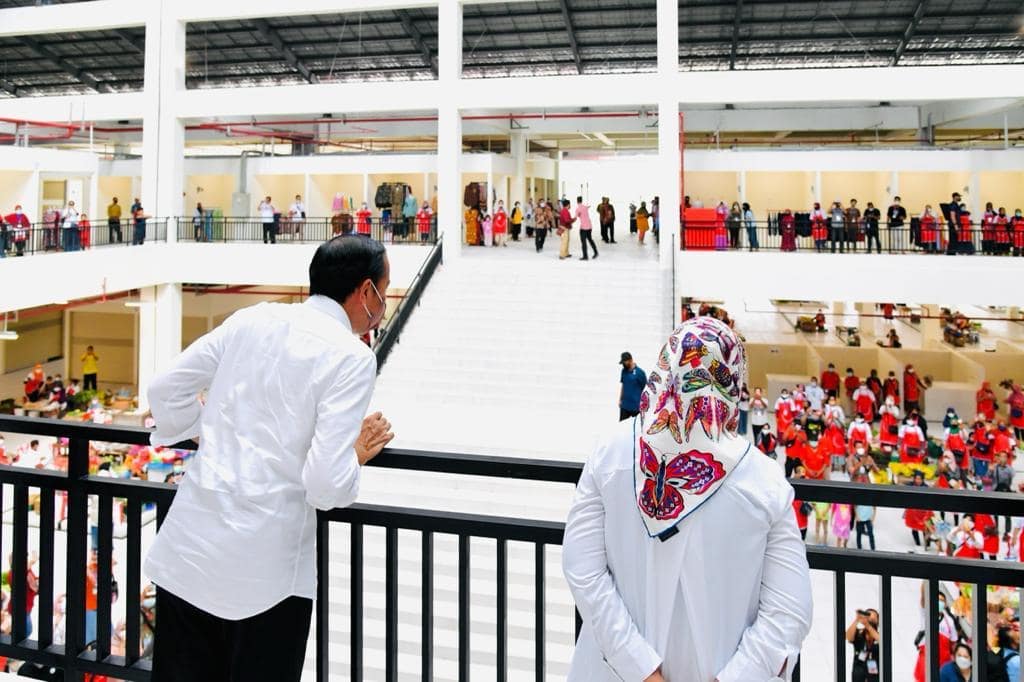 You are currently viewing Presiden Jokowi Resmikan Pasar Pasar Besar Ngawi