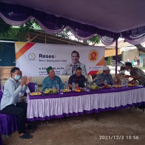 Read more about the article Syahrir Tampung Aspirasi masyarakat di Reses Anggota DPRD Provinsi Jawa barat masa persidangan tahun 2021.