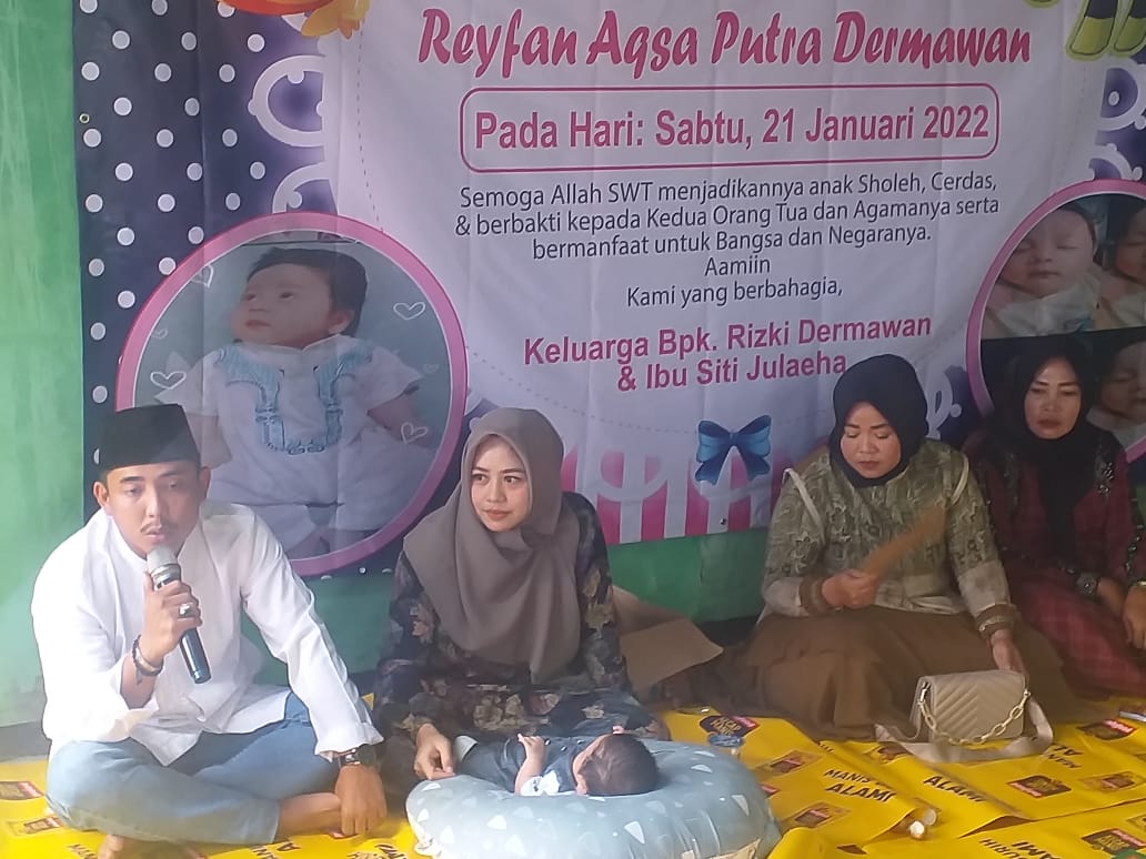 Read more about the article Syukuran Gunting Rambut Ananda REYFAN AQSA PUTRA DERMAWAN Putra Pimpinan Mediapasti