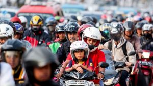 Read more about the article Pemudik Roda Dua Mulai Padati Jalur Pantura Kota Cirebon