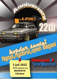 Read more about the article Kopdar Pecinta Mobil Tua Dalam Rangka Merayakan Hari Lahir Komunitas Yang KE 22TH