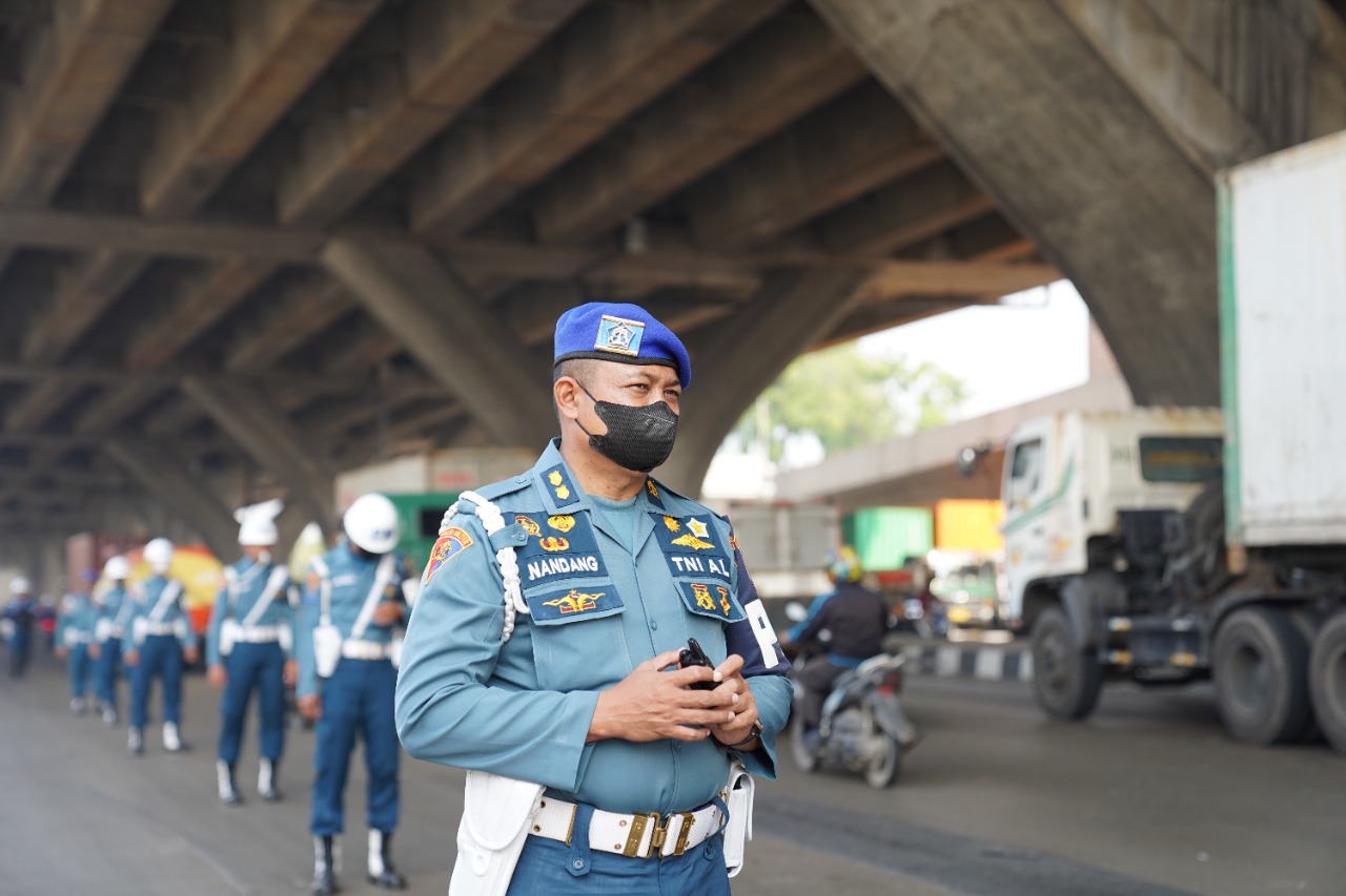 Read more about the article Fokus dalam Mendisiplinkan Prajurit TNI Angkatan Laut Saat Berkendara Puspomal Gelar Opsgaktib