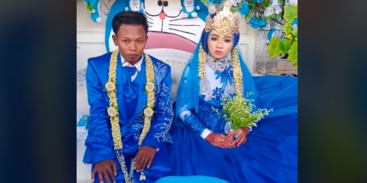 Read more about the article Pernikahan Viral di Bekasi, Mulai dari Undangan Hingga Seserahan Serba Doraemon