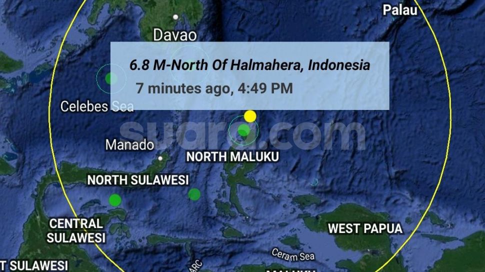 Read more about the article Peringatan Potensi Tsunami Pasca Gempa 7,9 M Maluku Sudah Dicabut BMKG