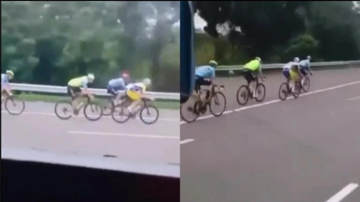 Read more about the article Rombongan Pesepeda Road Bike Masuk Tol Pondok Gede Viral di Media Sosial