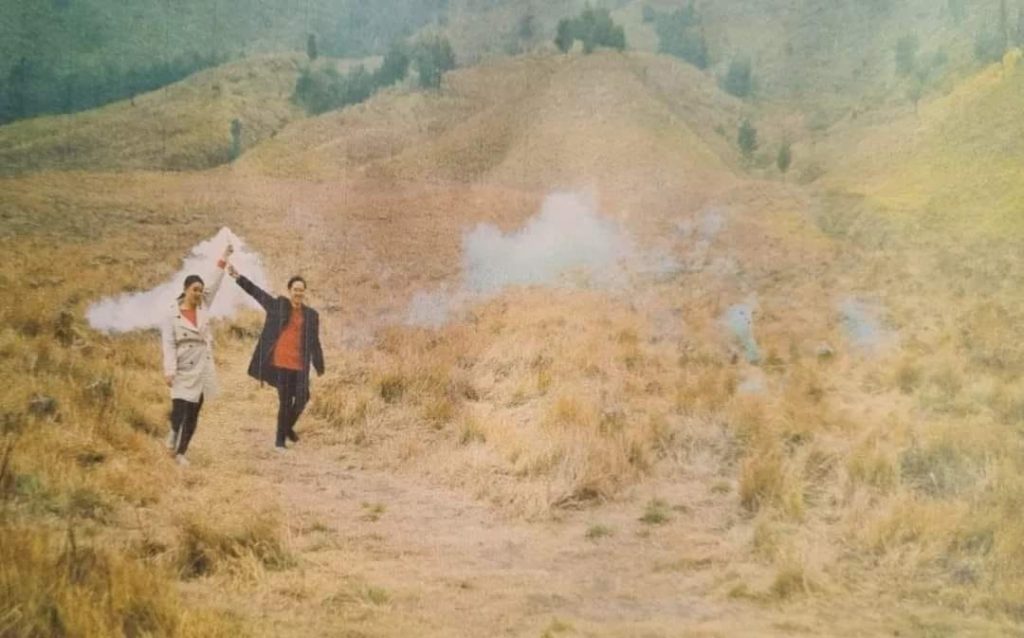 kebakaran hutan bromo