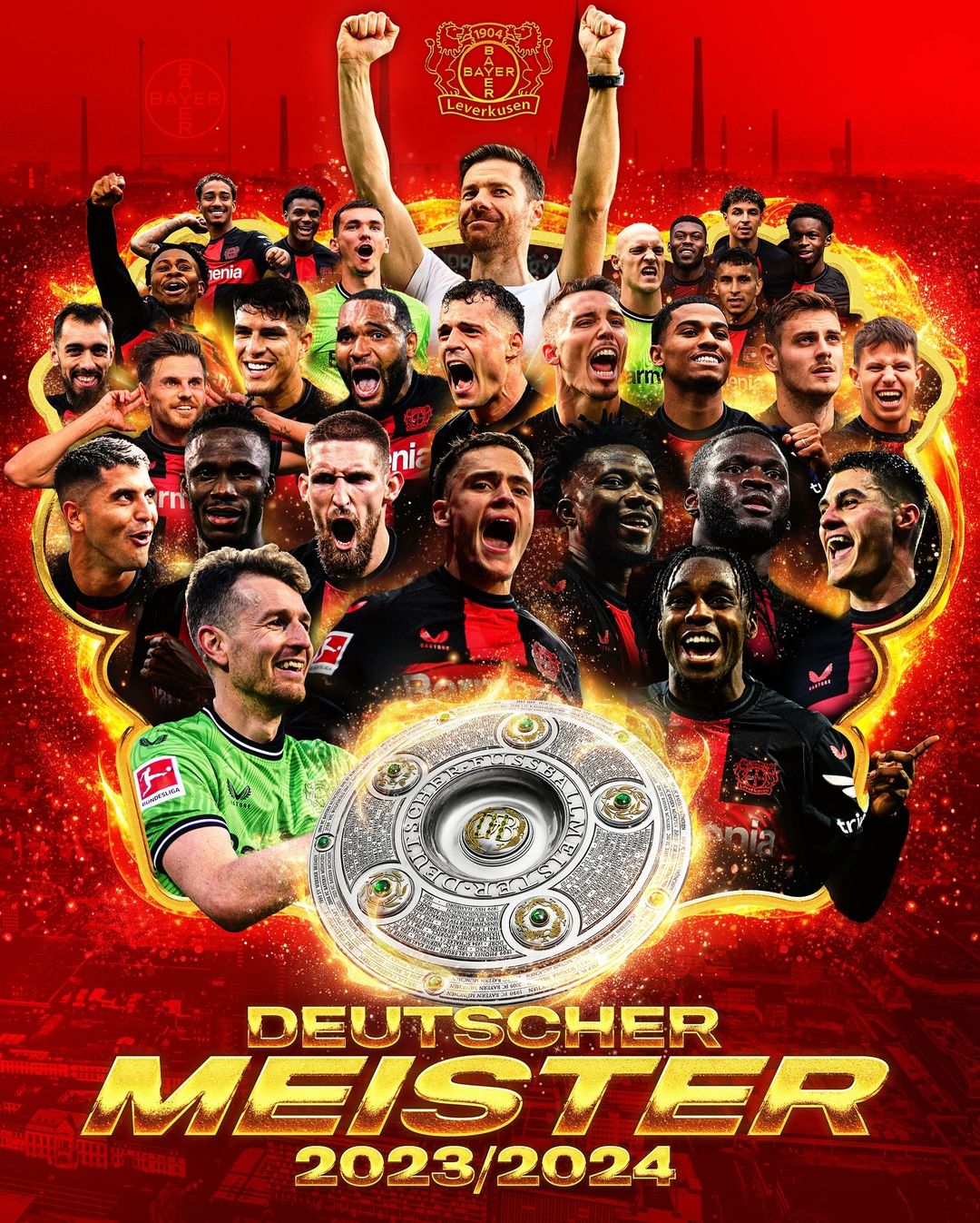 Read more about the article Bayer Leverkusen Raih Gelar Juara Bundesliga 2023/2024