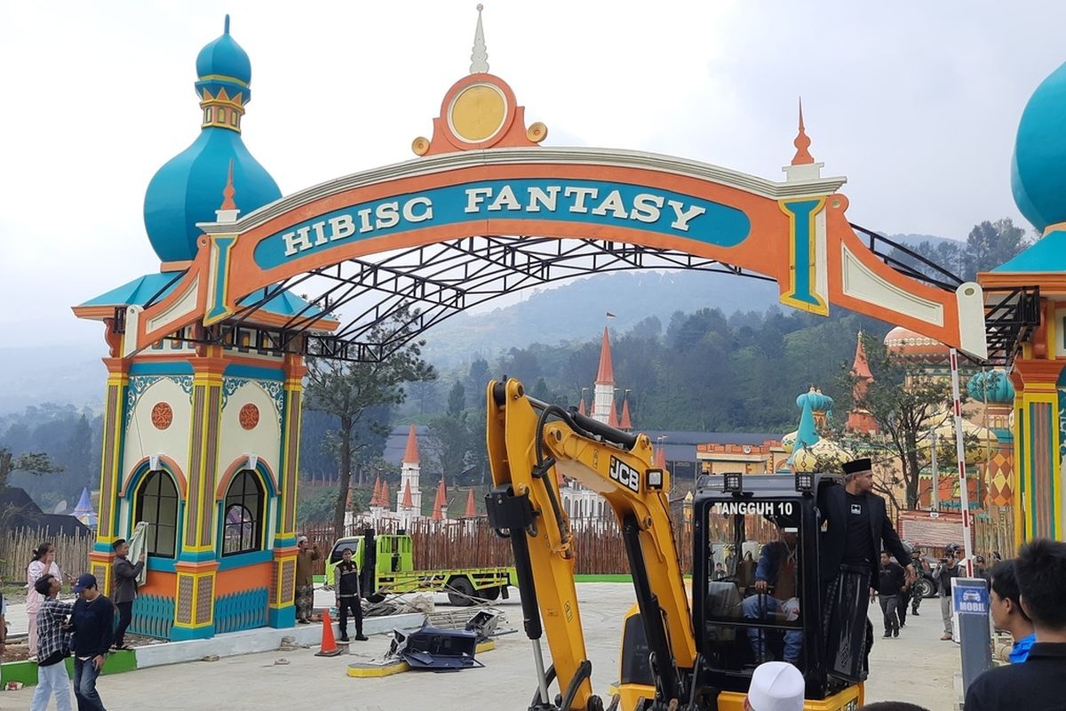 Read more about the article Hibisc Fantasy Puncak Dibongkar Setelah 4 Bulan Beroperasi, Diduga Langgar Aturan