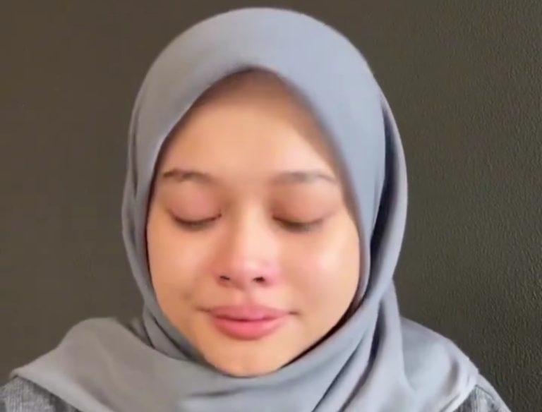 viral admin medsos surabaya menangis saat live