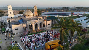 presiden prabowo solat ied di aceh tamiang