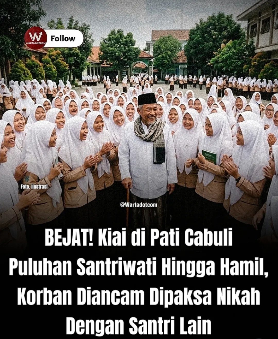 Read more about the article Kasus Dugaan Pencabulan Santriwati Oleh Kiai di Pondok Pesantren Tlogowungu, Korban Mencapai 50 Santri