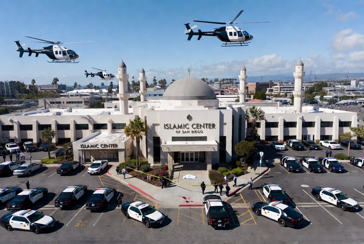 Read more about the article Penembakan di Masjid Clairemont San Diego Amerika, 3 Orang Tewas