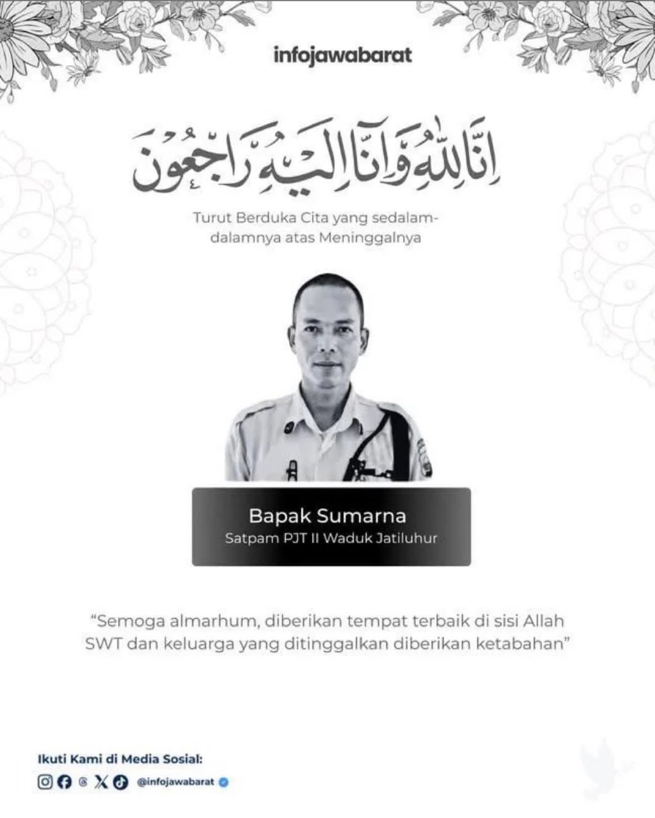 Read more about the article Satpam Waduk Jatiluhur Tewas Terborgol di Pinggir Danau