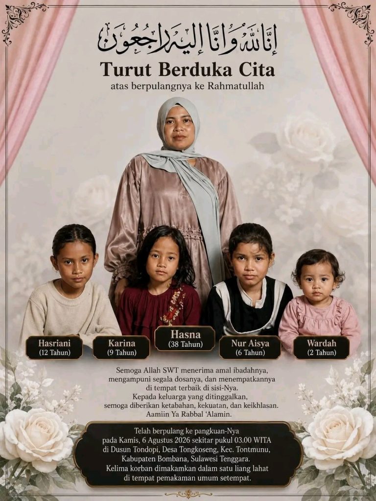 Kebakaran di Bombana