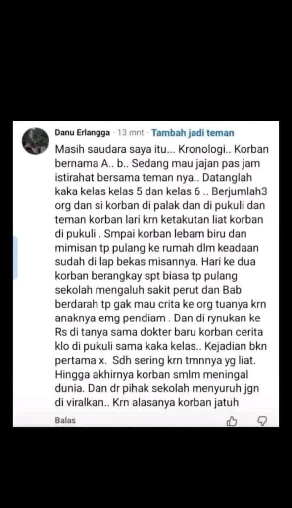 Murid Kelas 2 SD di Pemalang Tewas Usai Dibully Kakak Kelas (4)