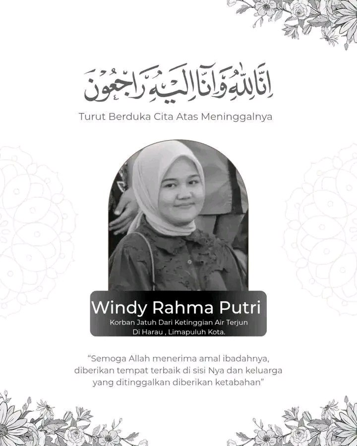 Wanita asal Padang Pariaman Tewas usai Tergelincir di Air Terjun Robo Harau (1)